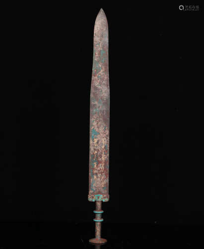 汉代青铜器金银错剑