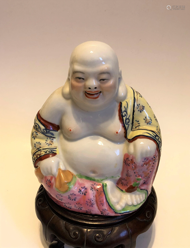 Antique chinese buddha porcelain figures statue