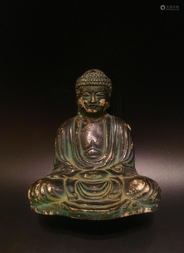 Song dynasty Chinese Buddism Budda pottery figurine