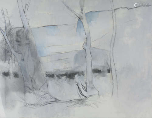 Terence P. Flanagan PRUA RHA (1929-2011)Tree Line (Roughra)Oil on canvas, 71 x 91cm (28 x 35¾'')