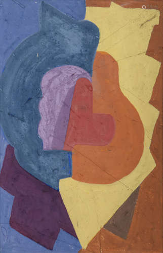 Mainie Jellett (1897-1944)Composition Gouache, 26 x 17cm (10¼ x 6¾'')Provenance: With The Dawson
