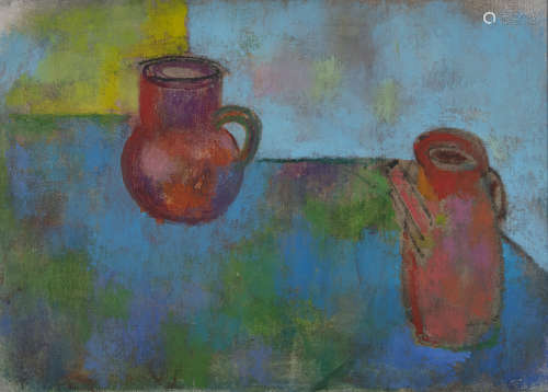 Stella Steyn (1907-1987) Still Life with Jugs; Oil on canvas, 50 x 70cm (19¾ x 27½'')Provenance: Wit