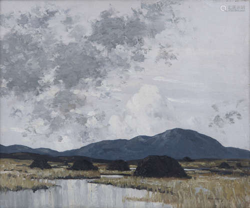 Paul Henry RHA (1877-1958)Bogland, KerryOil on canvas, 38 x 45.5cm (15 x 18'')SignedProvenance: A