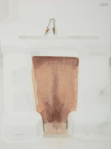 Terence P. Flanagan PRUA RHA (1929-2011)Roughra Hearth (IV) (1972-3)Watercolour, 76 x 56cm (30 x