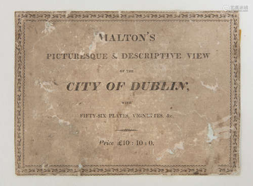 James Malton (1761-1803)A Picturesque and Descriptive View of the City of Dublin Described.In a
