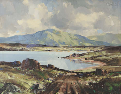 Maurice C. Wilks RUA ARHA (1910-1984)ConnemaraOil on board, 40 x 50cm (15¾ x 19¾'')SignedProvenance: