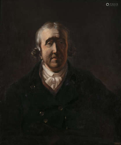 William Cuming PRHA (1769-1852)Portrait of William Woodburn (1735-1818)Oil on canvas, 75.5 x 63cm (