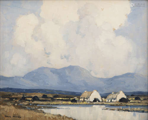 Paul Henry RHA (1877-1958)Connemara LandscapeOil on canvas board, 25 x 30cm (10 x 14'')