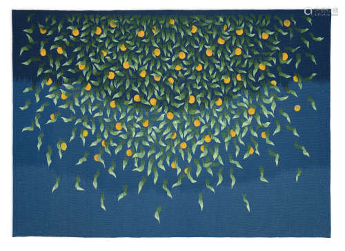 Louis le Brocquy HRHA (1916-2012)Uccello (1999)Aubusson tapestry, 154 x 230cm (60½ x 90½'')Signed