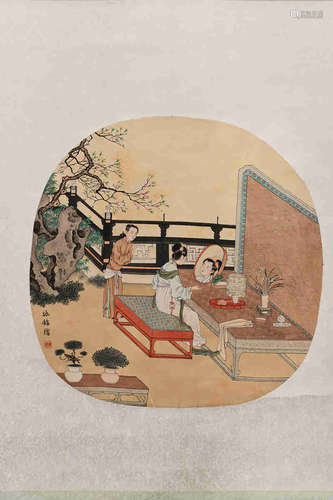 A CHINESE FIGURE PAINTING