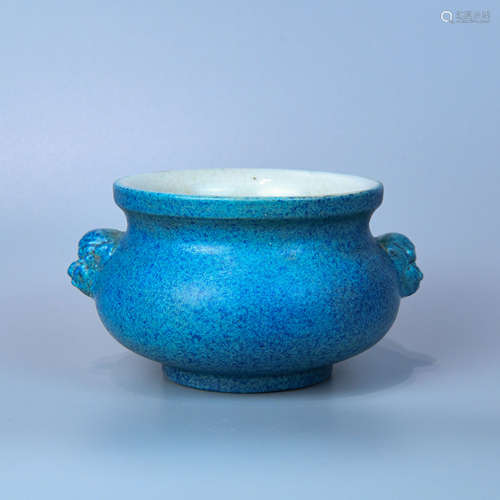 A LUJUN GLAZE INCENSE BURNER