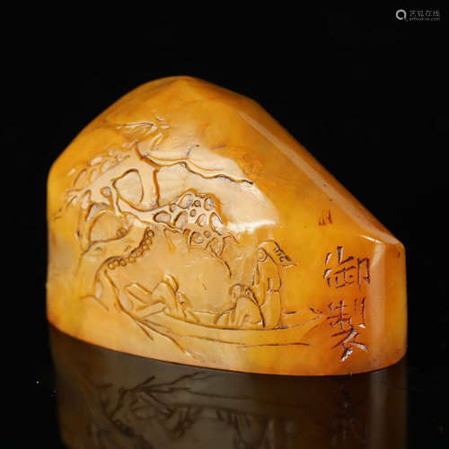 A CHINESE TIANHUANG STONE SEAL