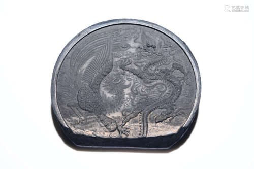 A CHINESE CIRCULAR INKSTICK