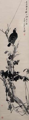 A CHINESE DEAD TREE AND FLOWER PAINTING