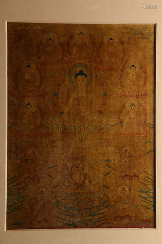 A Chinese Tangka Painting