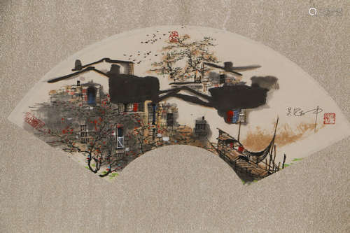 A Chinese Landscape Painting, Wu Guanzhong Mark