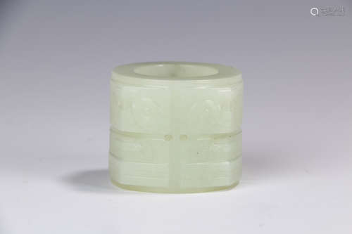 A Chinese Hetian Jade Cong