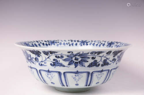 A Chinese Blue and White Porcelain Bowl