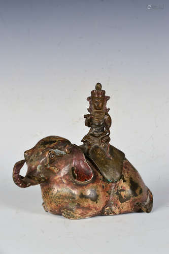 A Chinese Bronze Sitting Buddha Statue