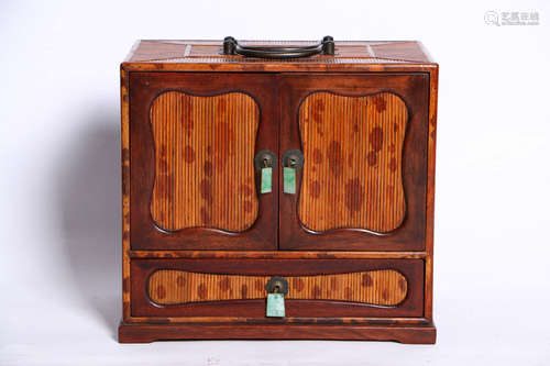 A Chinese Bamboo Cabinet