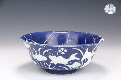 A Chinese Blue and White Porcelain Bowl