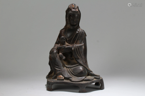 An Estate Chinese Religious Guanyin Fortune Bud…