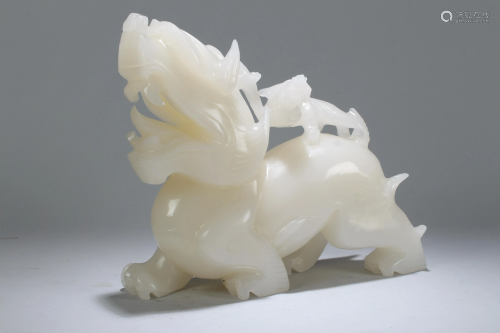An Estate Chinese Jade-curving Myth-beast Fortune