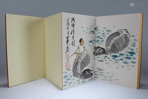 An Estate Chinese Abstract-style Painting Book