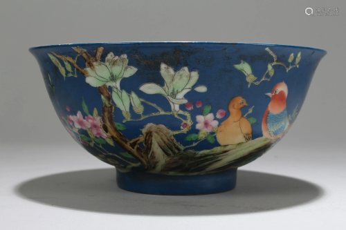 An Estate Chinese Blue-coding Porcelain Bowl
