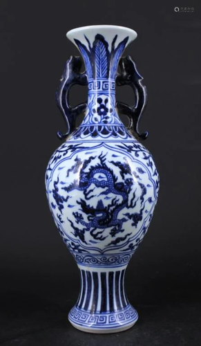 Large Chinese Ming Porcelain Blue&White Vase