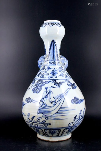 Ming Blue&White Porcelain Vase