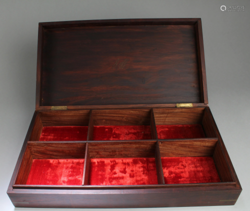 A Hardwood Jewelry Box