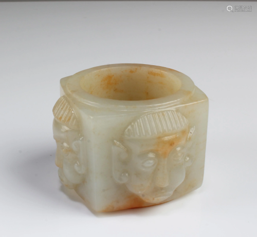 A Carved Jade Ornament