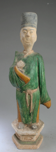 A Chinese Pottery Figurine