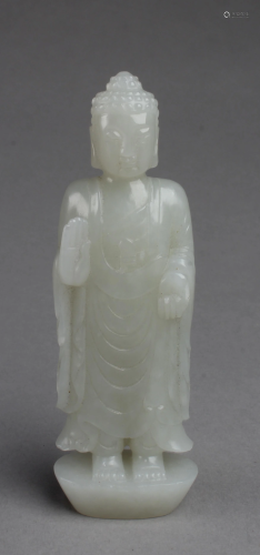 Chinese Jade Buddha Statue