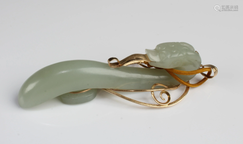 Antique Chinese Jade Belt Hook