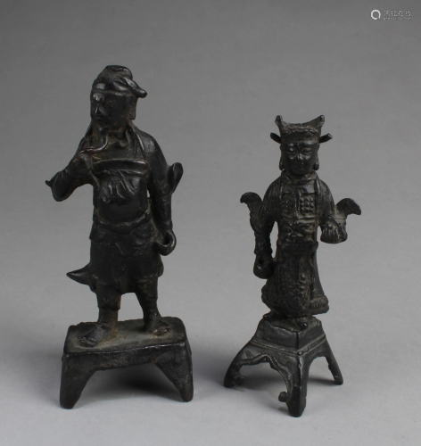 A group of Two Figurine, Ming Dynasty.