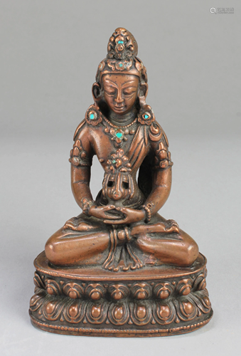 Chinese Bronze Bodhisattva Statue