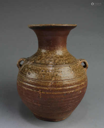 Antique Chinese Enamel Glazed Vase