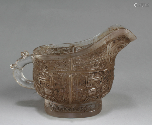 Chinese Peking Glass Vessel