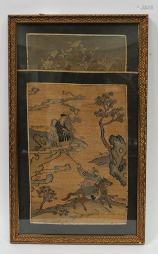 A Framed Embroidery Painting