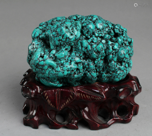 A Turquoise-Styled Ornament