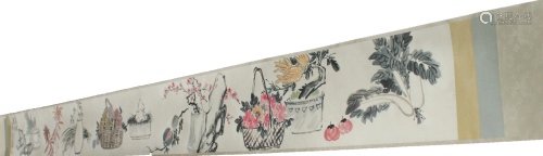 Chinese Long Scroll Painting