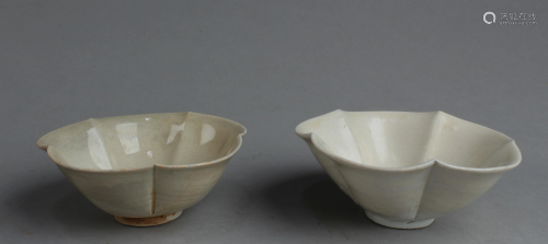 A Group of Two Antique YingQing Bowls
