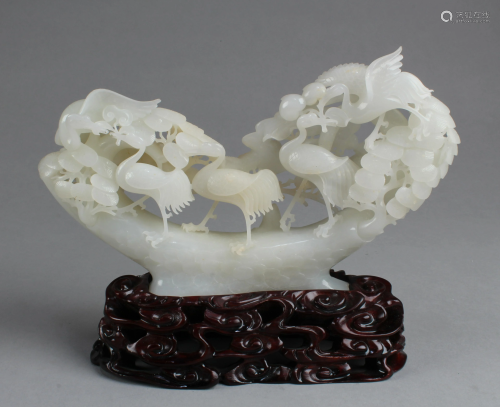 Antique Chinese Nephrite Jade Ornamen, with…