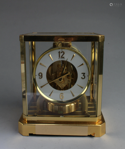 Lecoultre Atmos Perpetual Motion Clock Brass …