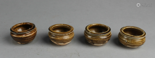 A Group of Four Han-Styled Cups