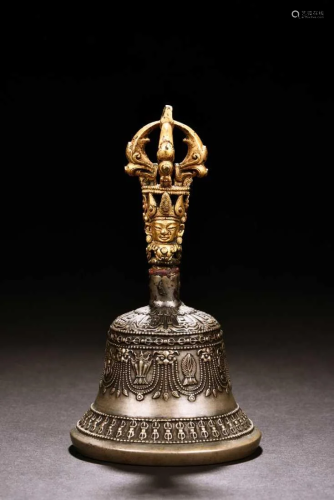 Antique Tibetan Religious Bell, Ming Dynasty