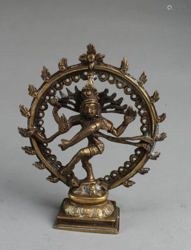 A Bronze Hindu Statue