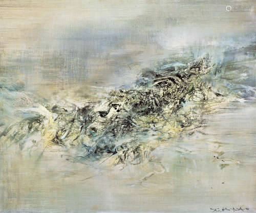 赵无极（1921～2013） 1960年作 2.3.60 布面油画